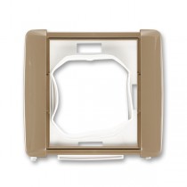 rámeček jednonásobný IP44 ELEMENT 3901E-A00941 H5 kávová